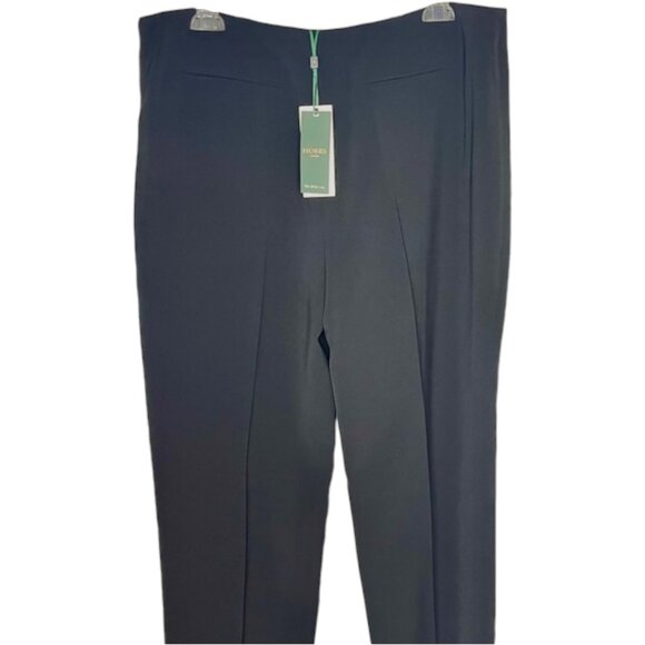 Hobbs London Wide Leg Vanessa Crepe Trousers - Black - 12 US/16 UK - Picture 5 of 9